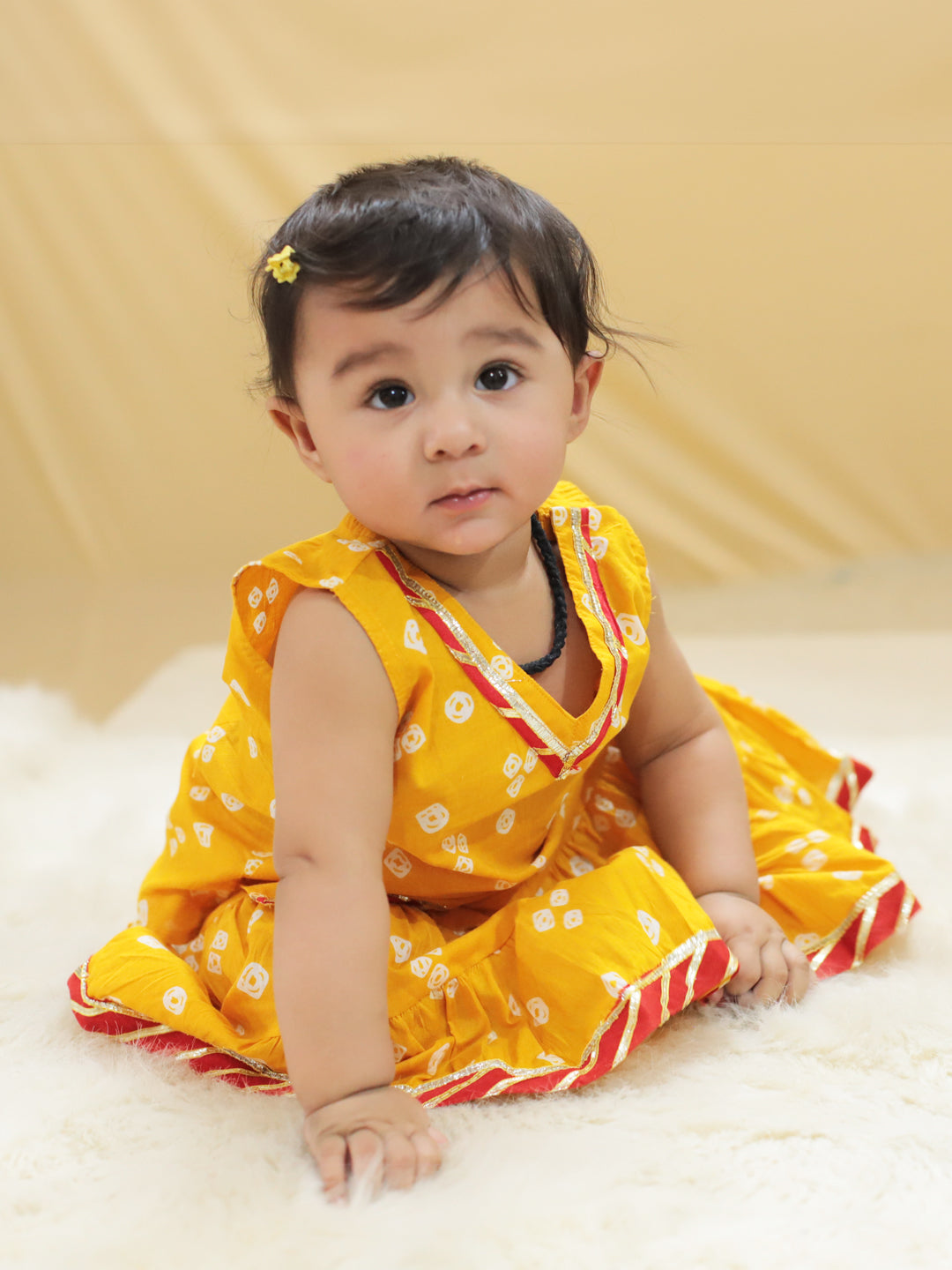 BownBee Pure Cotton Printed Skirt Top Set for Girls