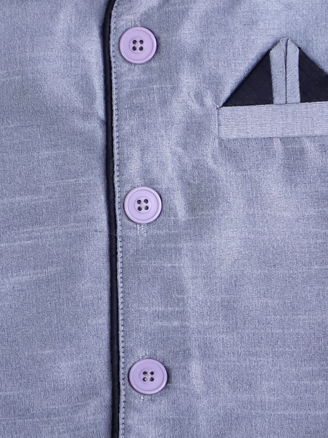 BownBee Party Waistcoat Jacket For Boys - Gray
