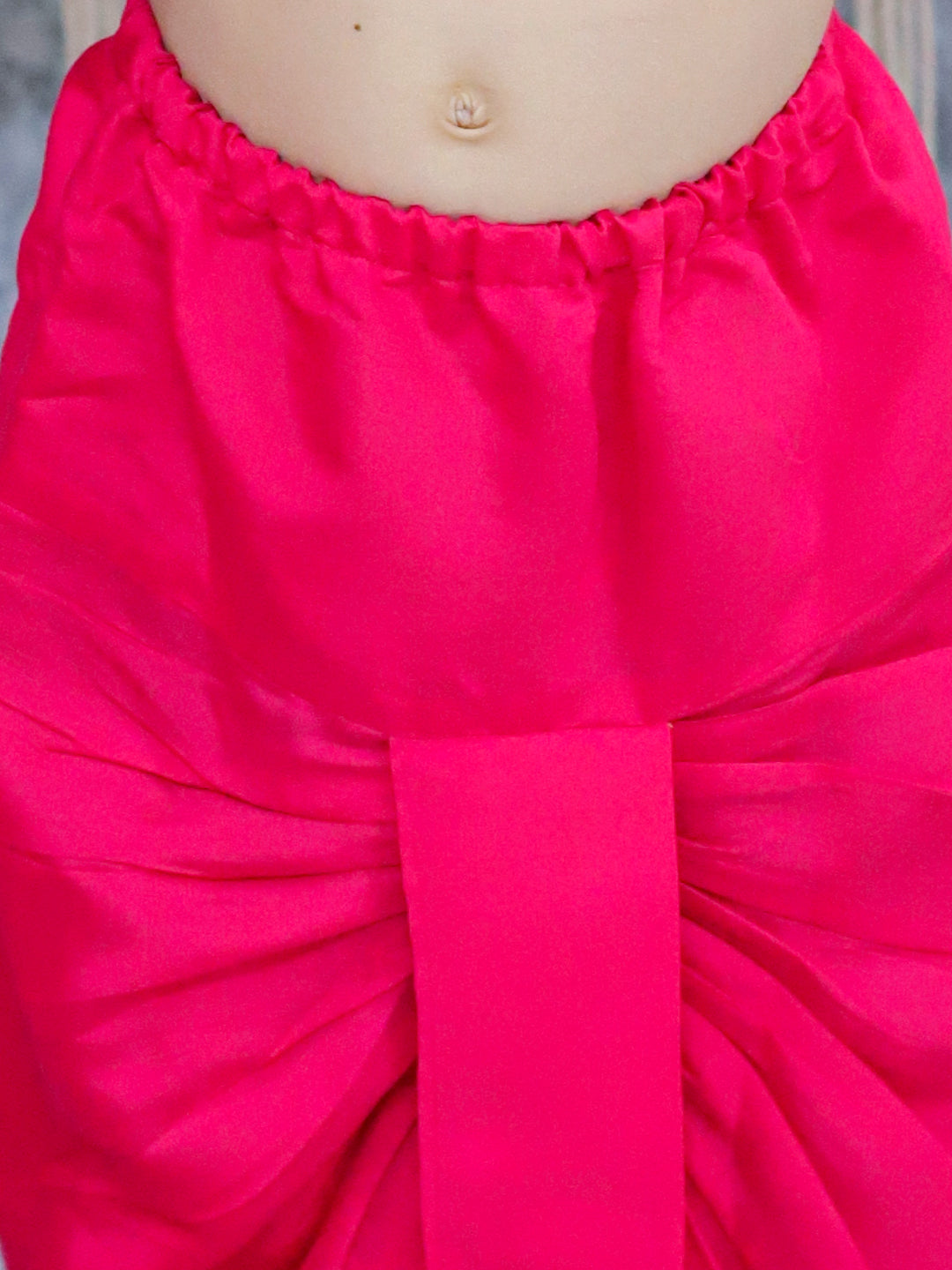 BownBee Embroidered Full Sleeve Dhoti Kurta for Boys- Pink