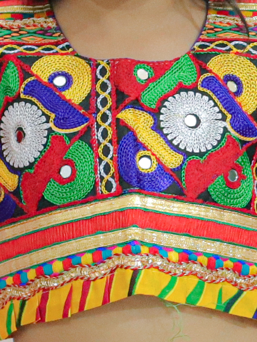 BownBee Sibling Embroidered kediya with Dhoti and Cap for Boys and Leheria Print Cotton Lehnga Choli with Dupatta- Yellow