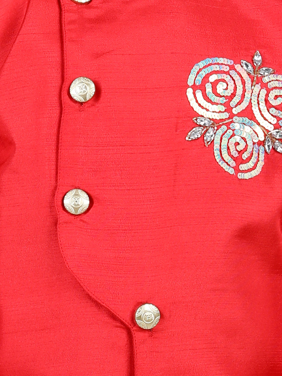 BownBee Hand Embroidered Kurta Dhoti for Boys