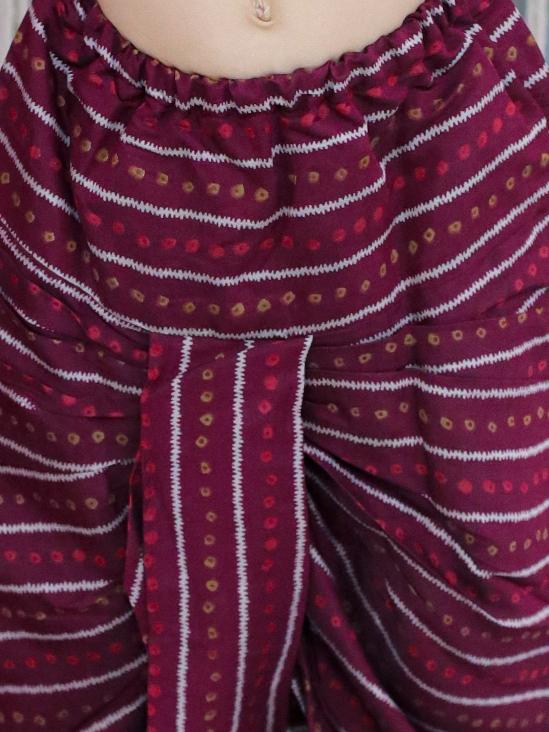 BownBee Printed Full Sleeve Kurta Dhoti for Boys - Purple