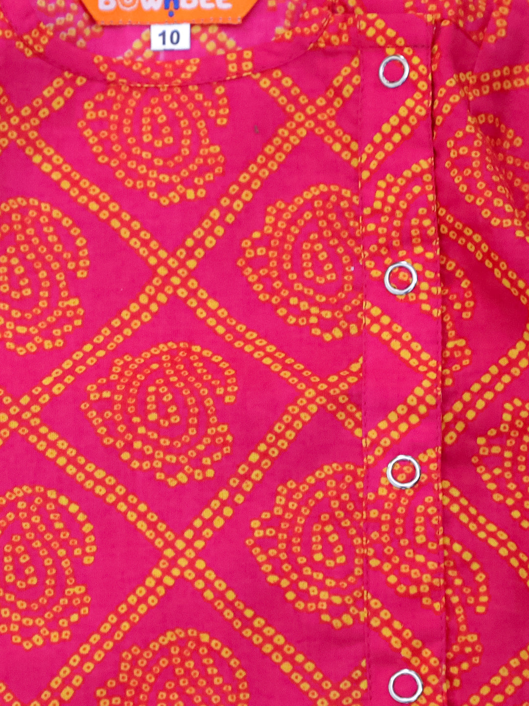 BownBee Full Sleeve Pure Cotton Kurta Dhoti For Baby Boy (Infants) - Red