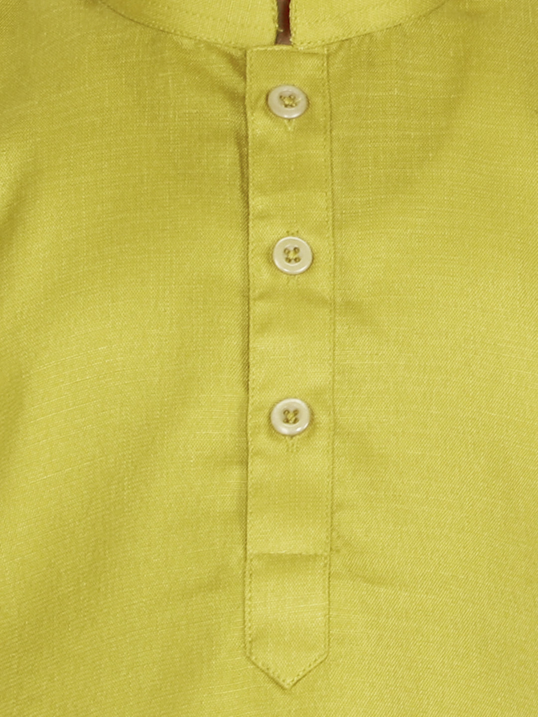 BownBee Full Sleeves Solid Short Kurta - Green
