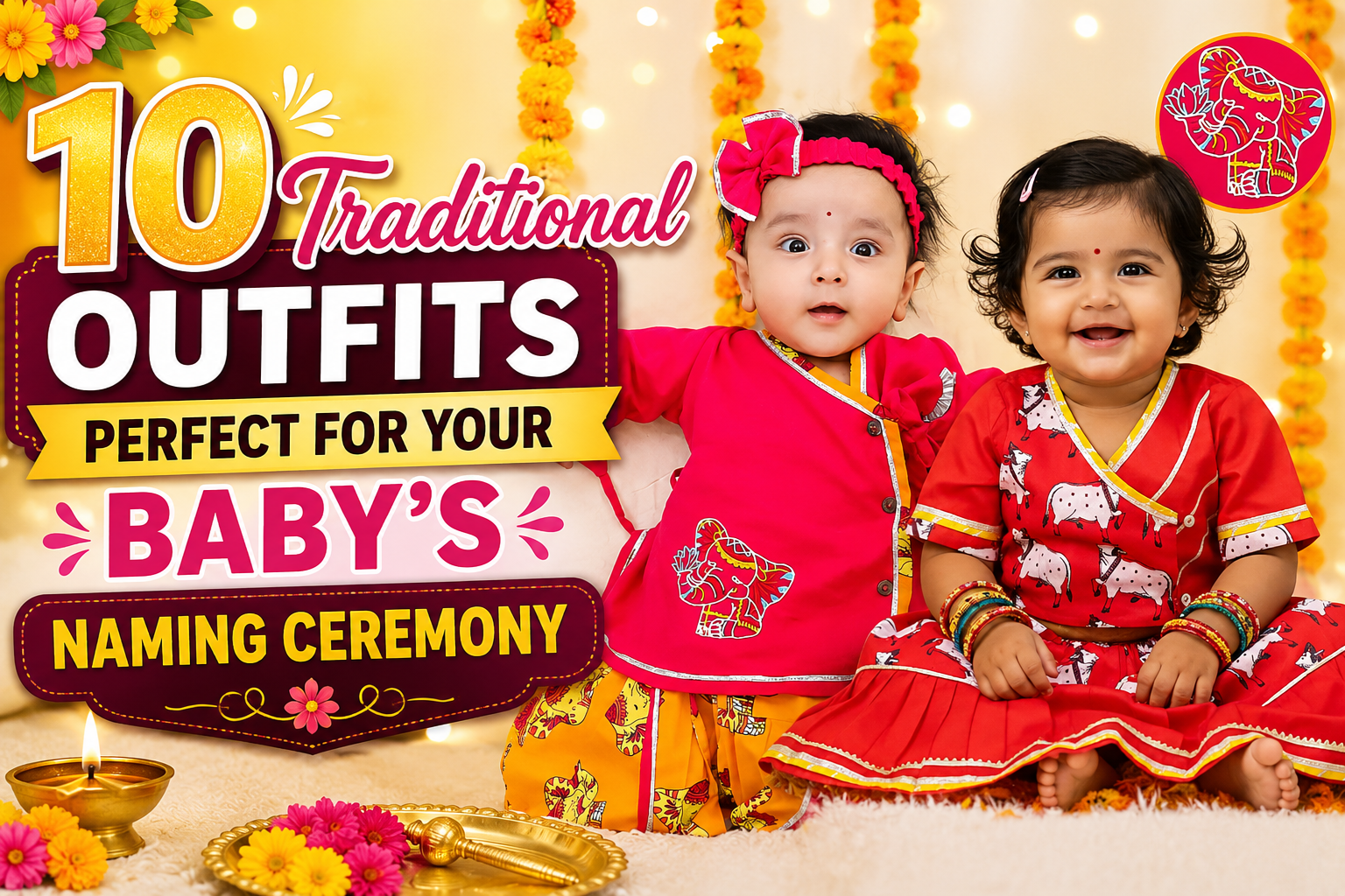 10 Traditional Outfits Perfect for Your Baby's Naming Ceremony