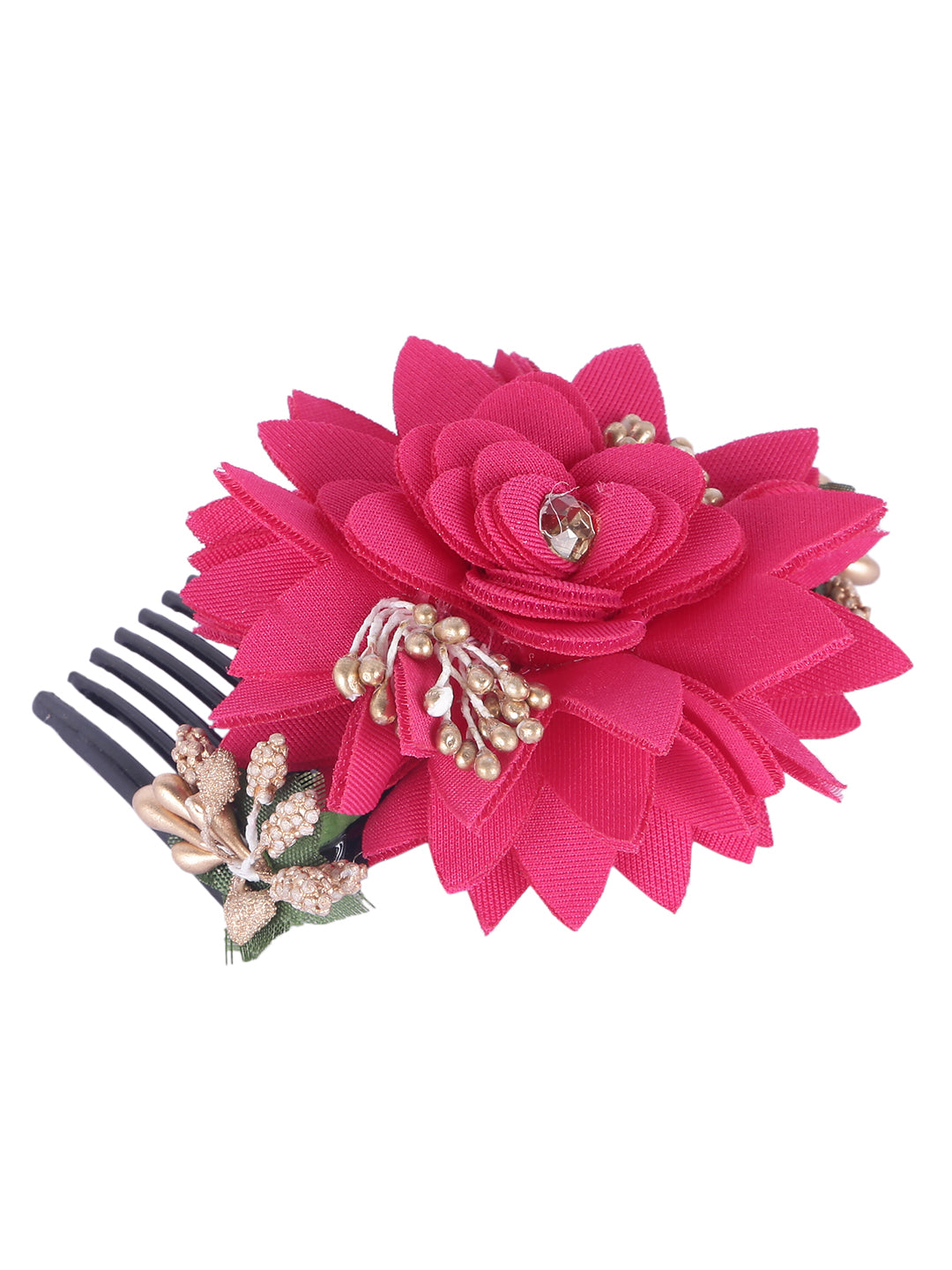 BownBee Flower Hair Accessory- Pink