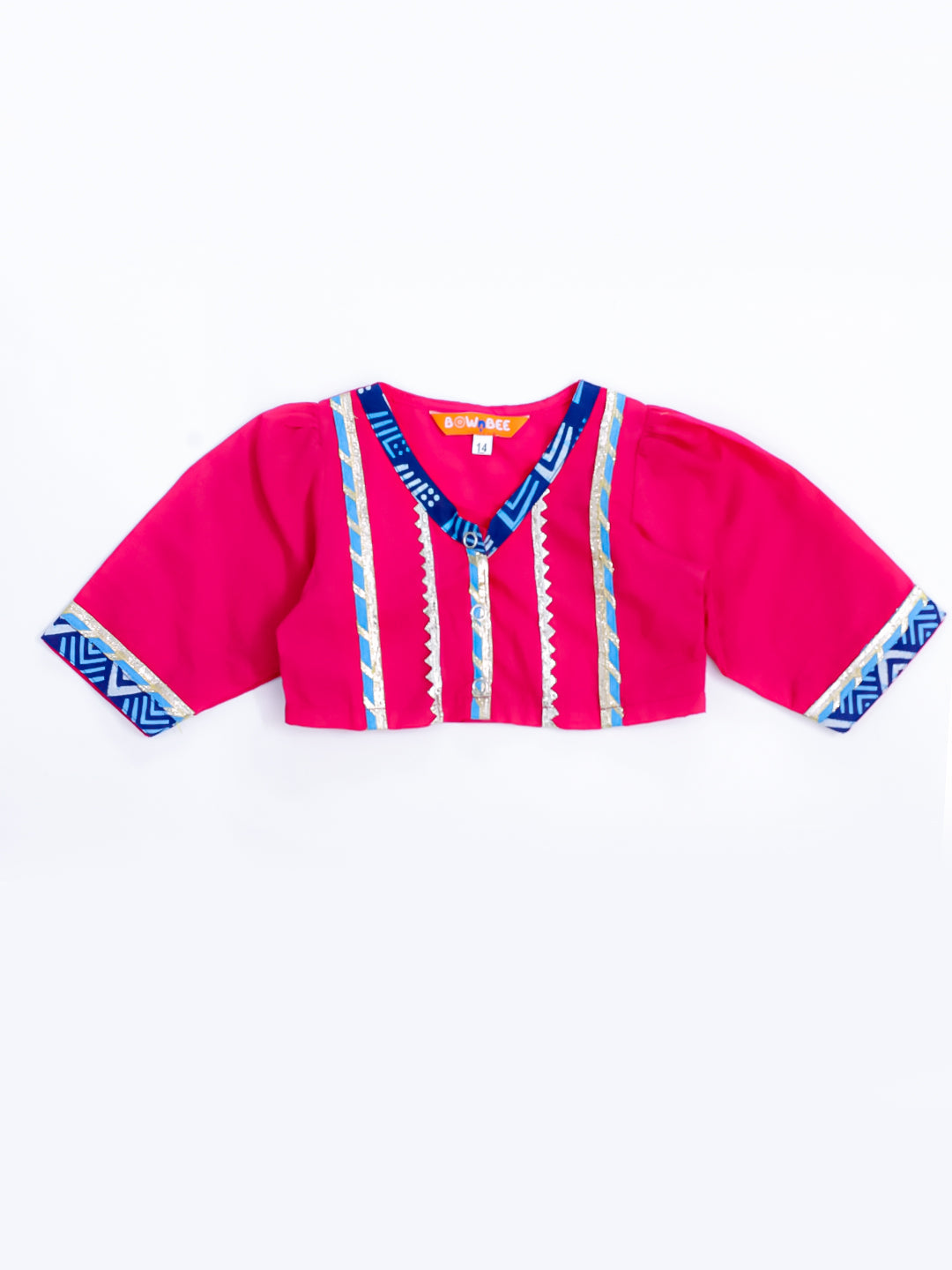 BownBee Cosmic Indigo Dhoti Kurta & Midnight Mirrage Lehanga Choli Sibling Set
