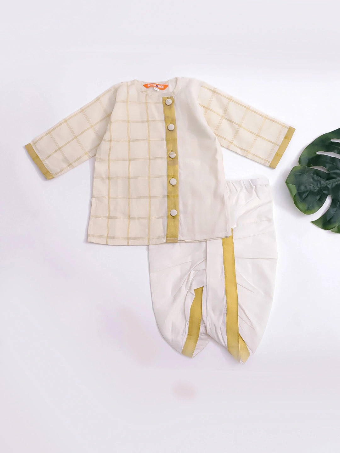 Bownbee Boys Cotton Dhoti Kurta For Infants