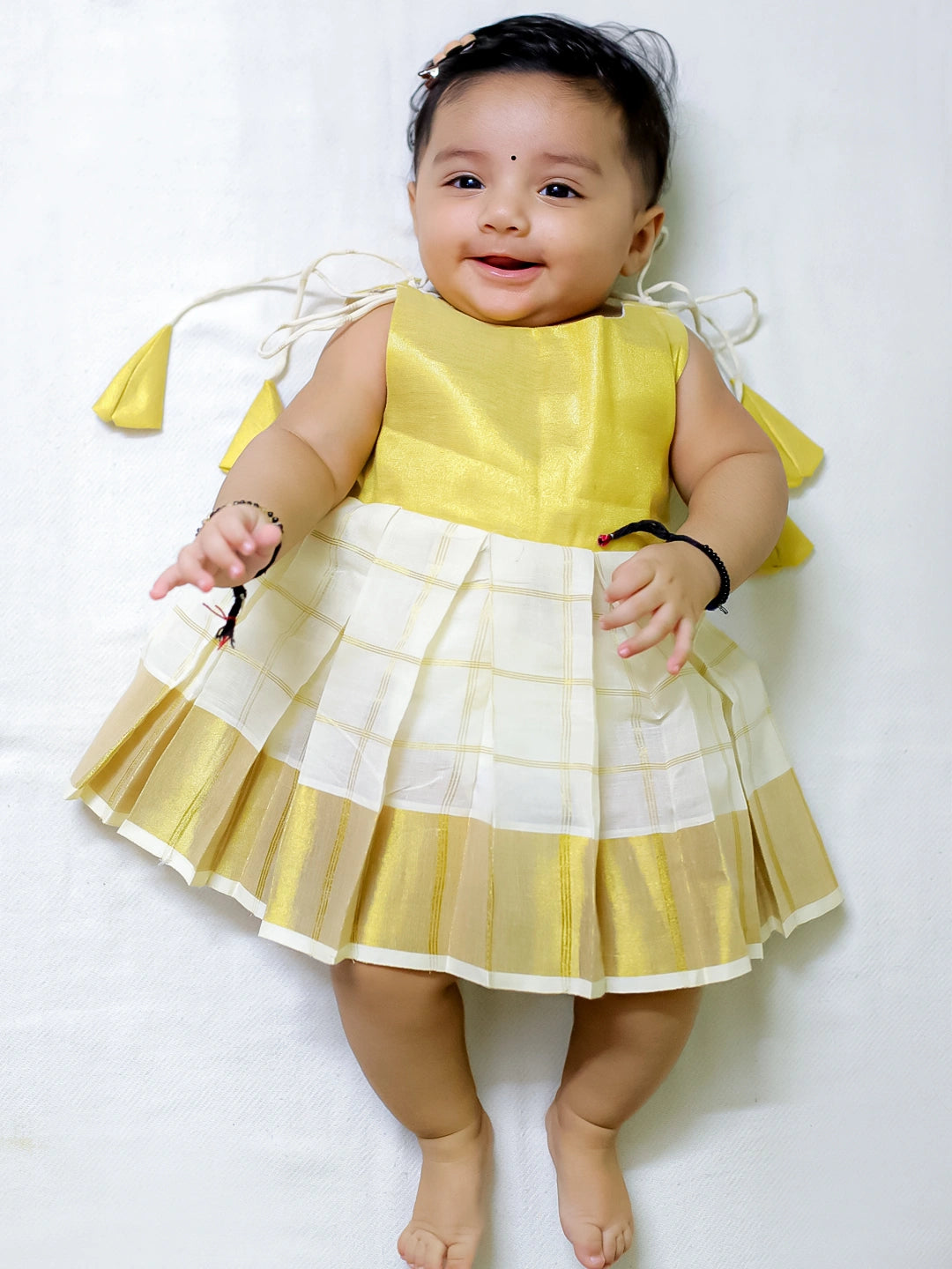 Bownbee Girls Cotton Dress For Infants