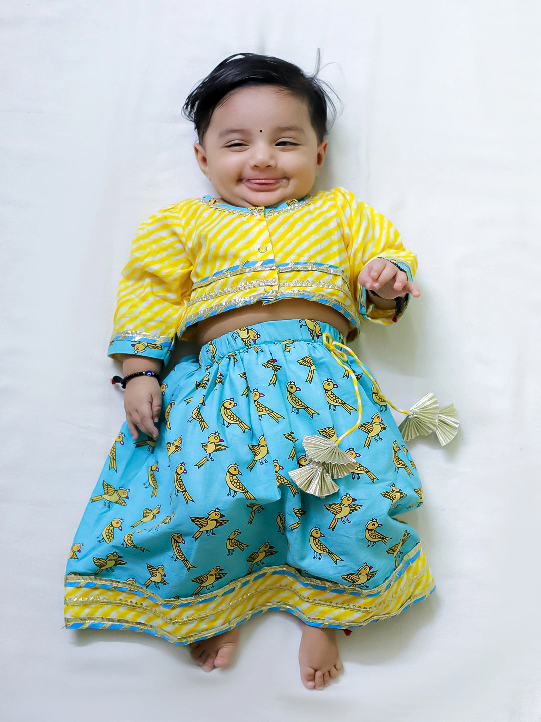 BownBee Infants Sweet Talker Lehanga Choli Set For Girls