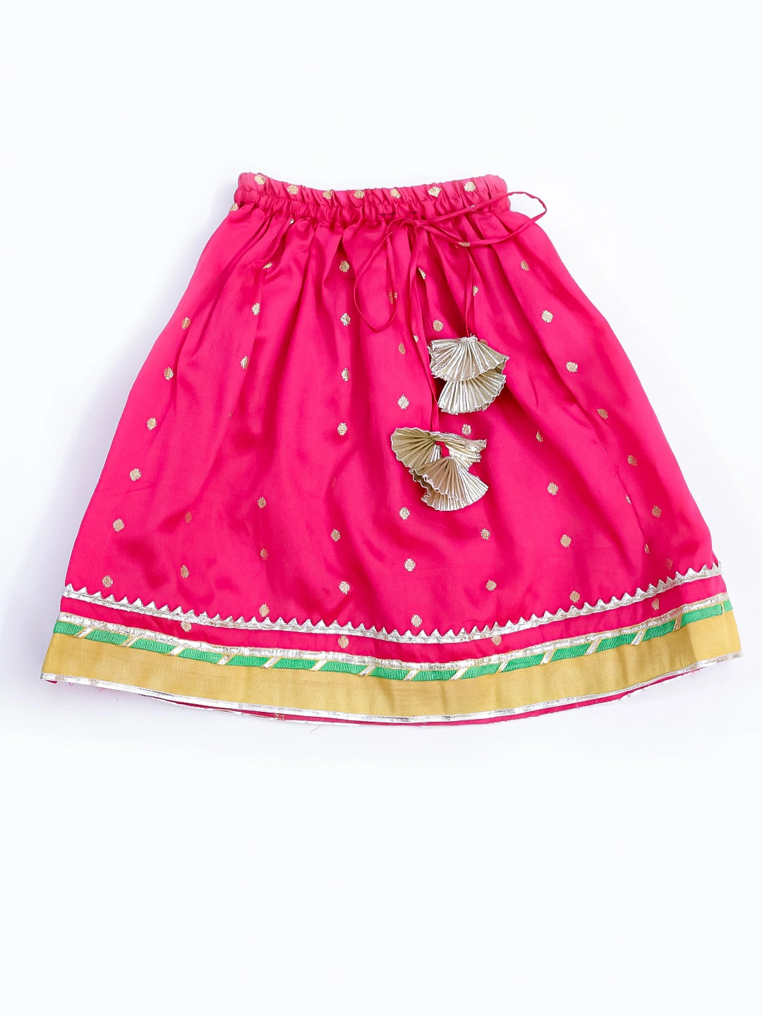 BownBee Infants Pink Explosion Lehanga Choli Set For Girls