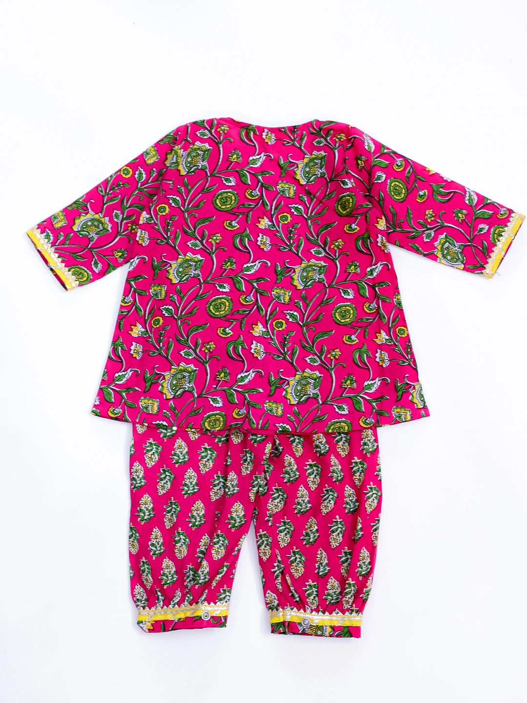 Bownbee Girls Cotton Ethnic Set For Infants