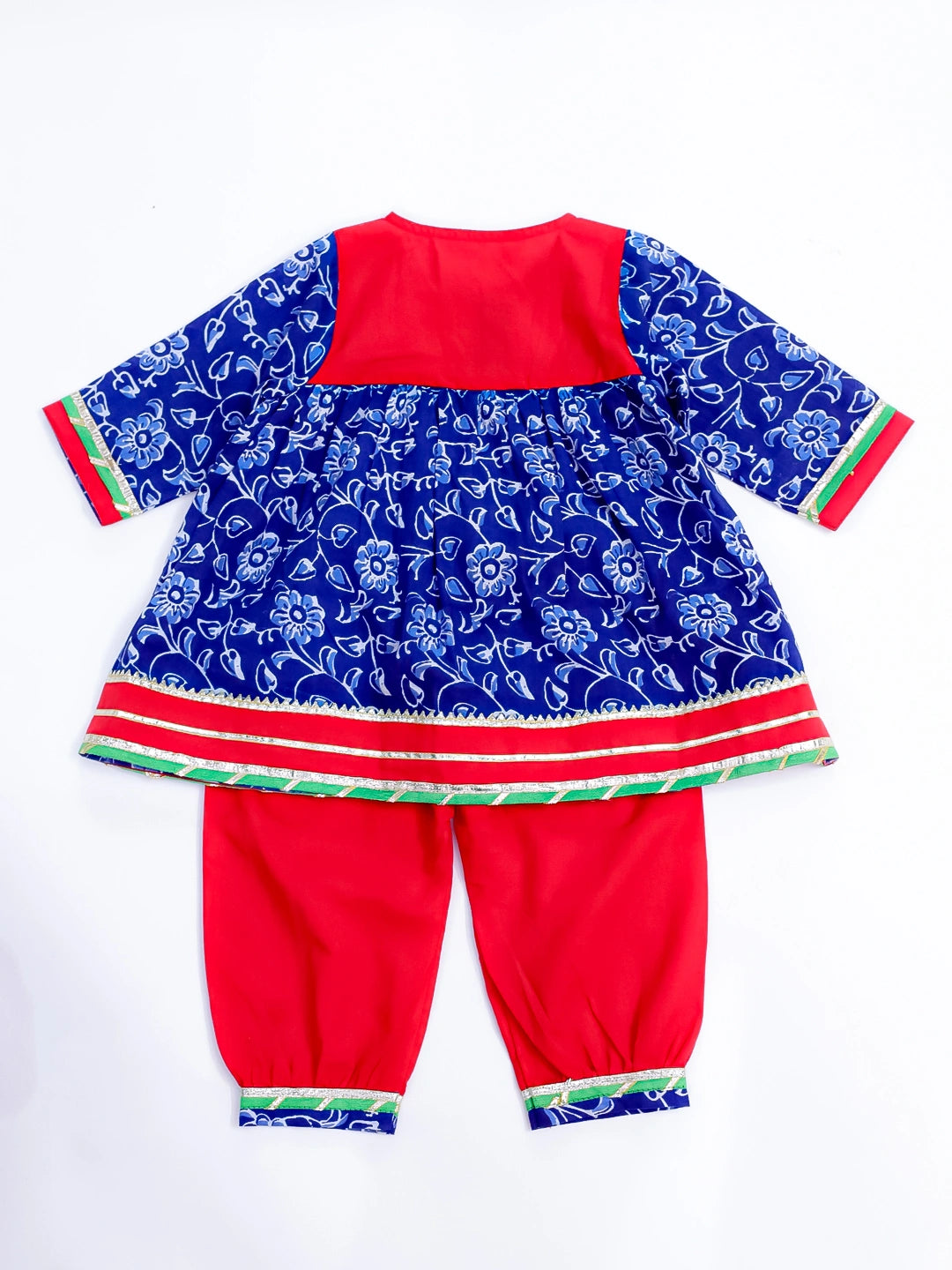 Bownbee Girls Cotton Ethnic Set For Infants