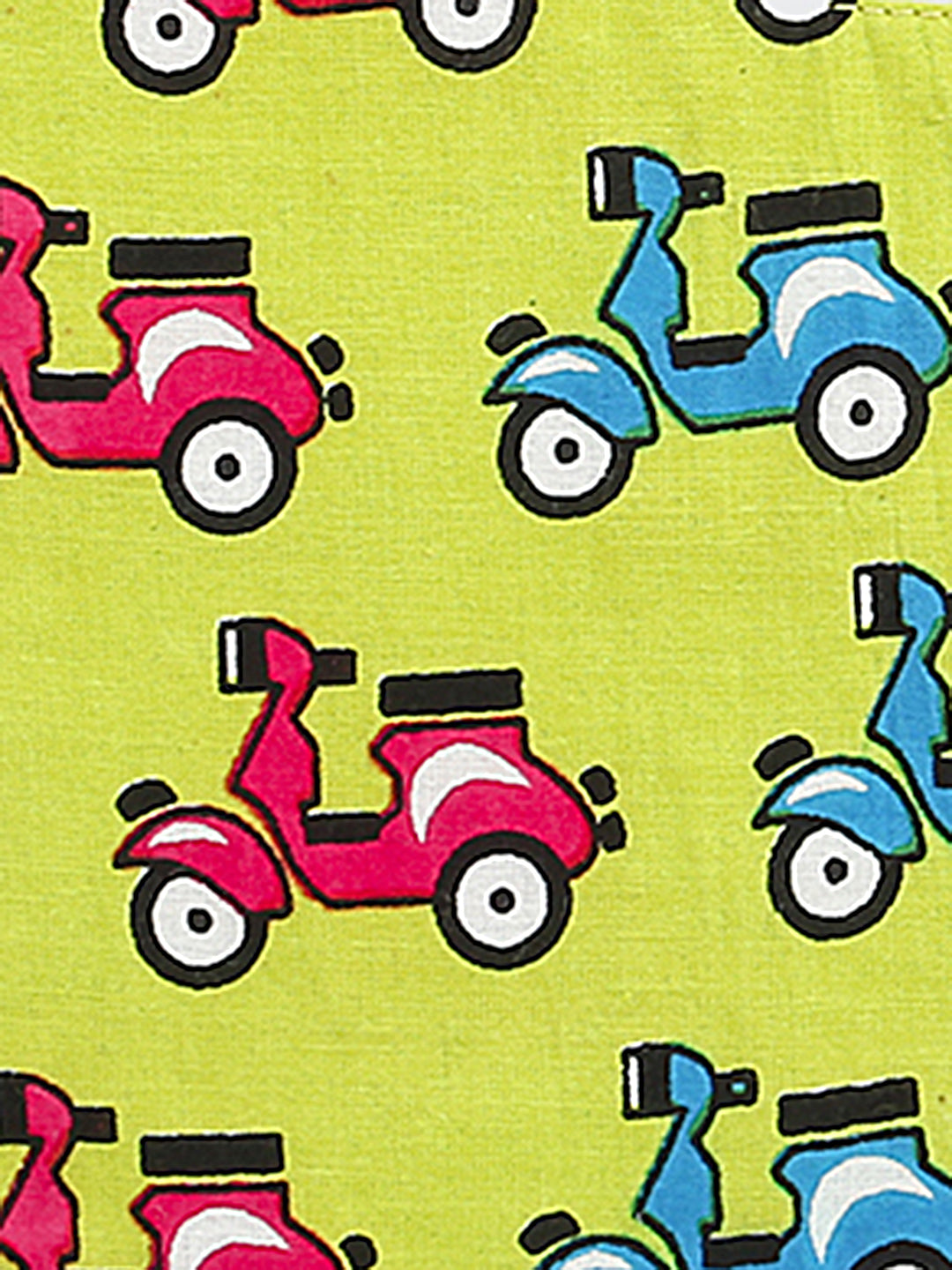 BownBee Pure Cotton Printed Combo of 2 Bibs For Infants - Blue & Maroon