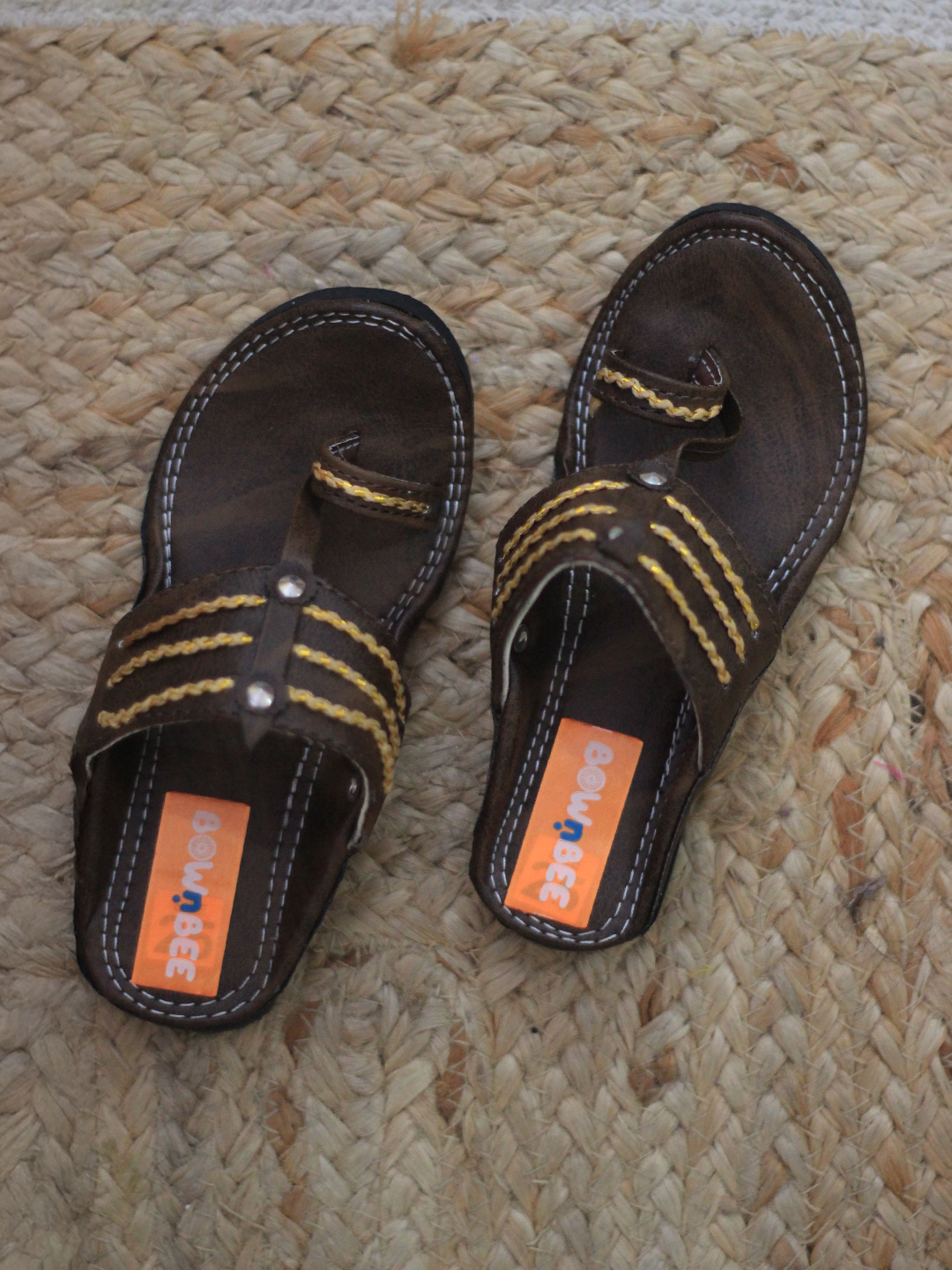 BownBee Kolhapuri Slippers For Boys