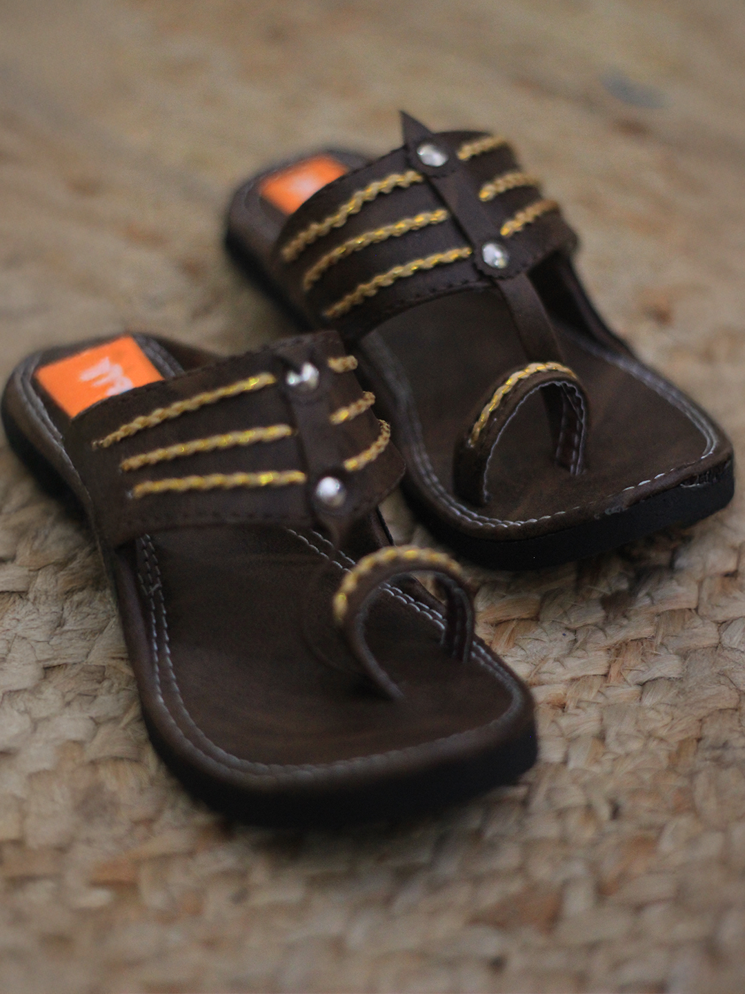 BownBee Kolhapuri Slippers For Boys
