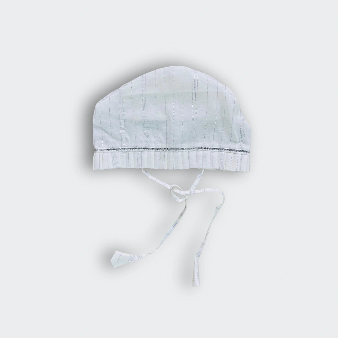 BownBee Pure Cotton Bandhani Printed Baby Gift Set Including Cap , Swaddle, Booties & Mittons