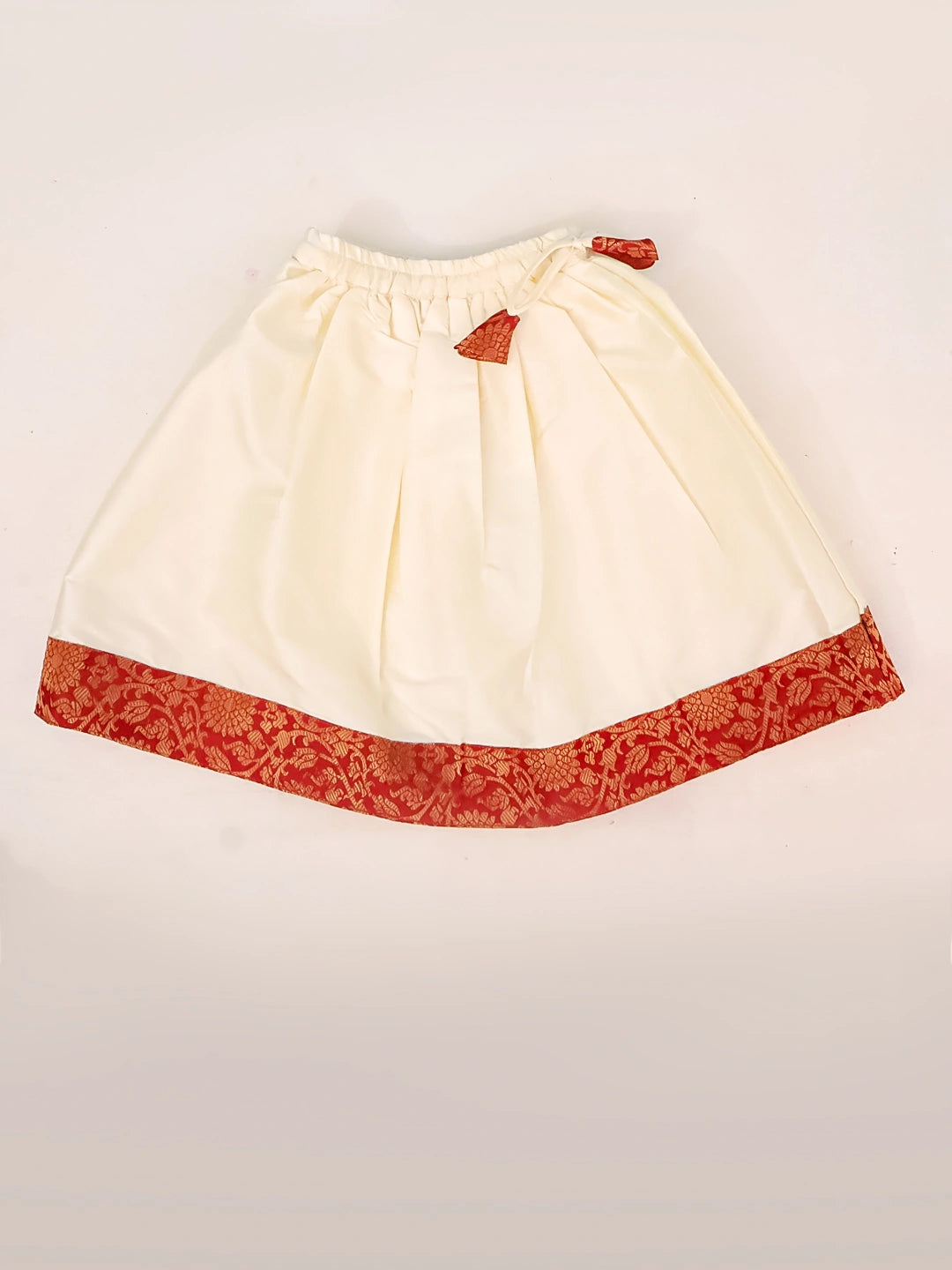 BownBee Festive Short Sleeves Lehenga Choli Set For Girls