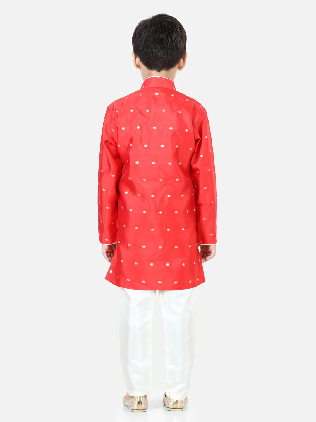 BownBee Boys Full Sleeve Silk Blend Sherwani