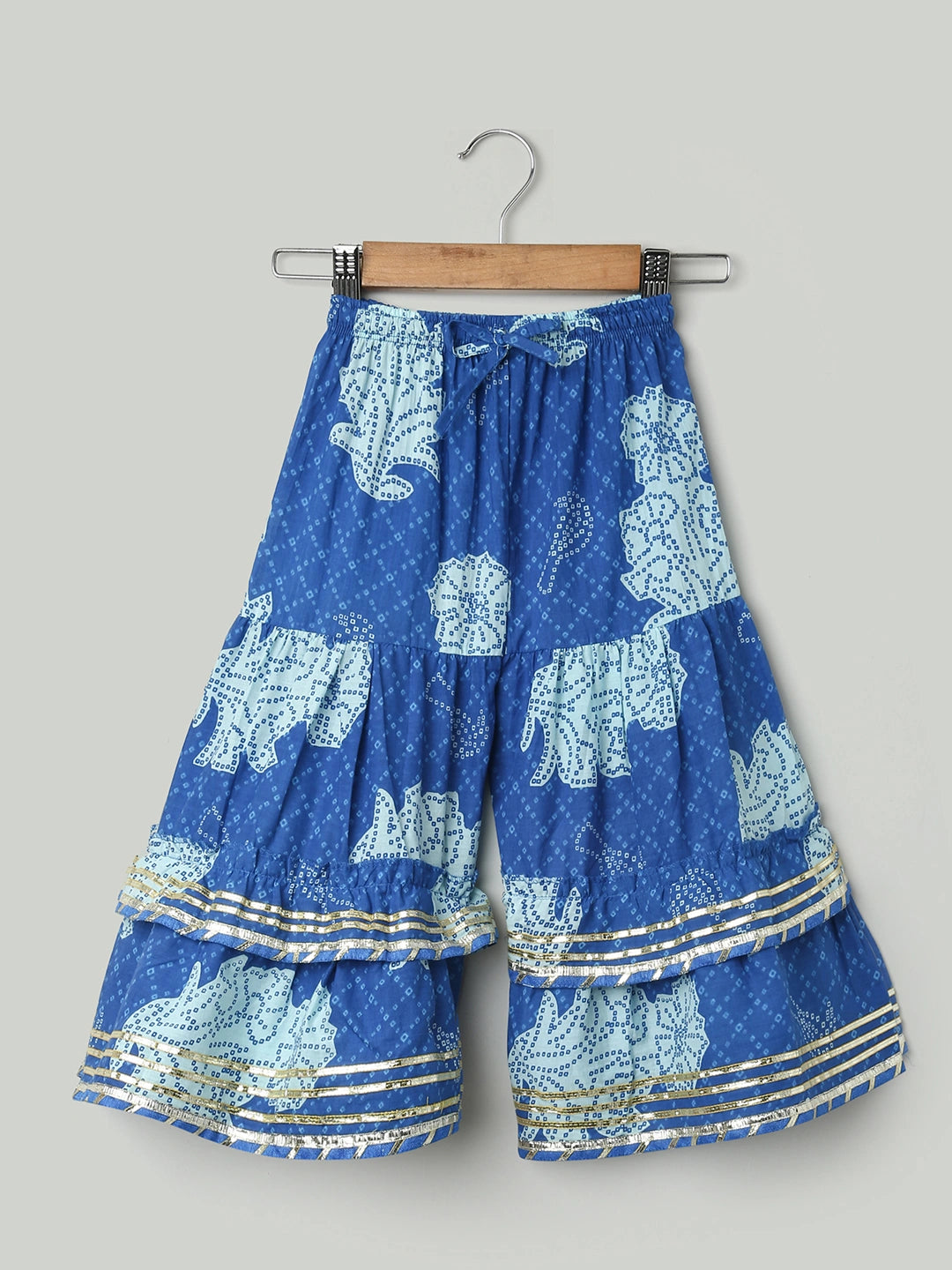 BownBee Pure Cotton Kurti with Sharara for Girls