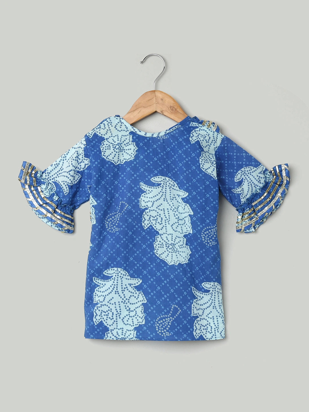 BownBee Pure Cotton Kurti with Sharara for Girls