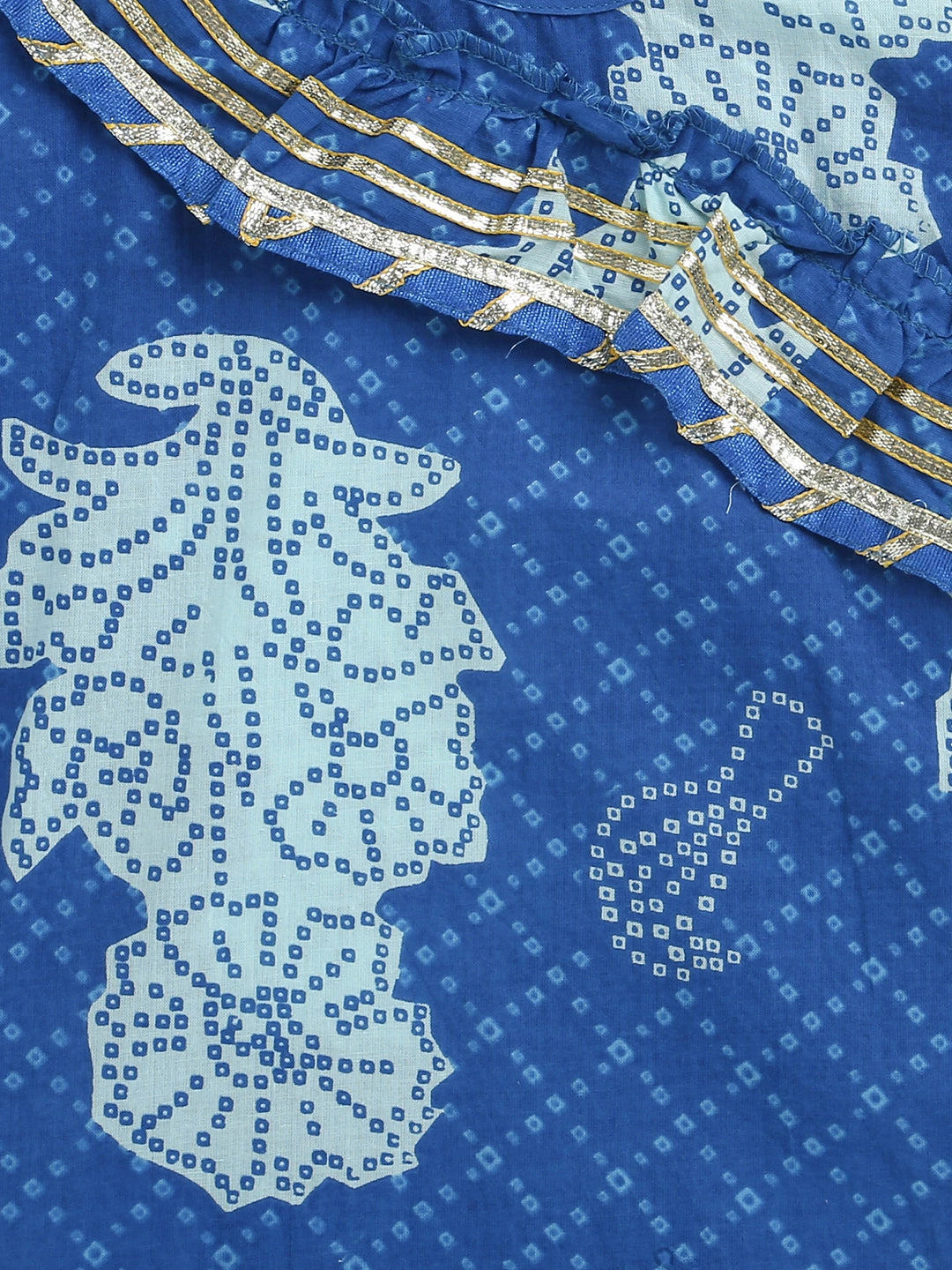 Bownbee Cotton Kurti with Sharara Set for Girls