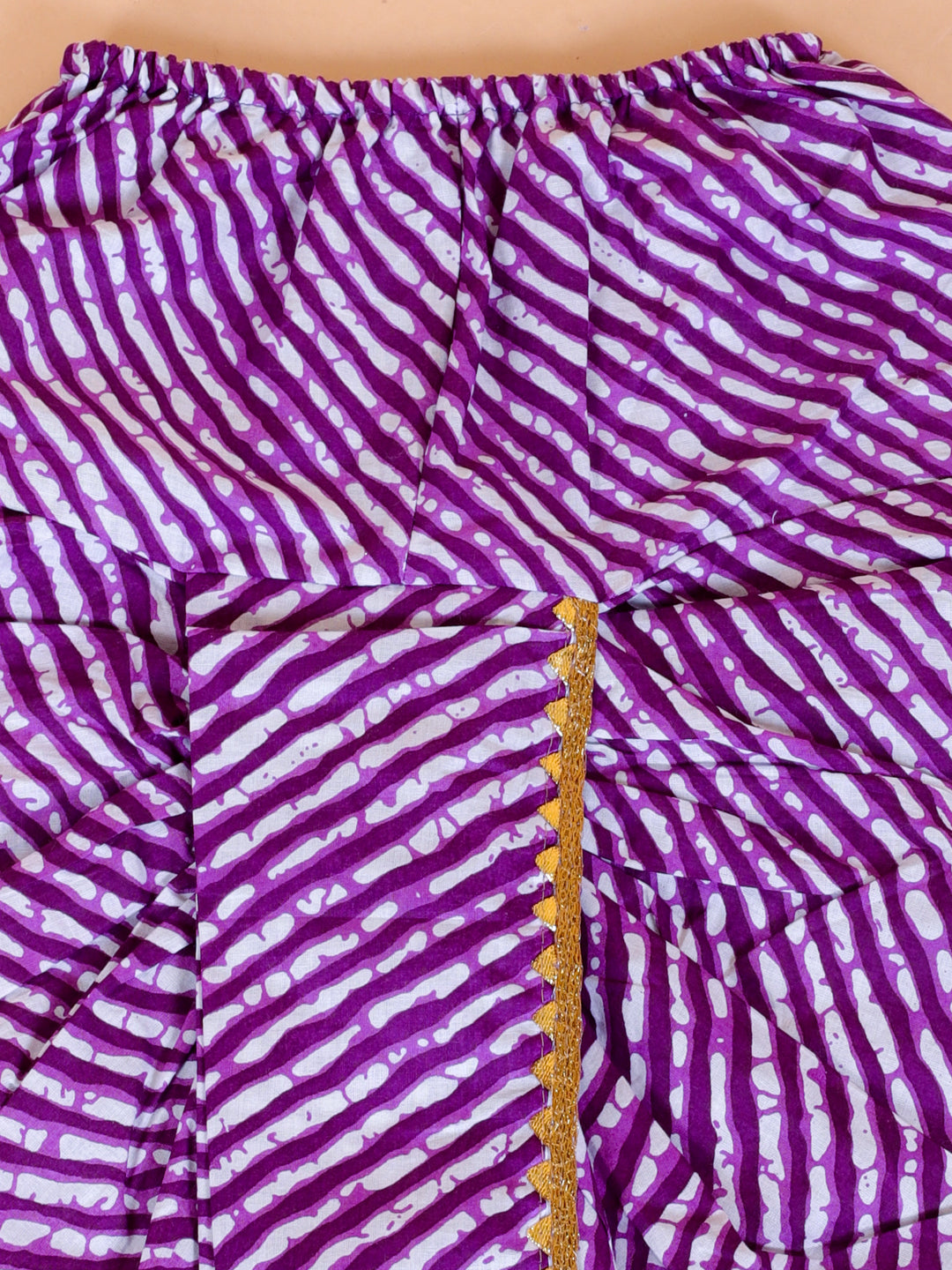 BownBee Boys Front Open Cotton Full Sleeve Kurta with Dhoti- Purple