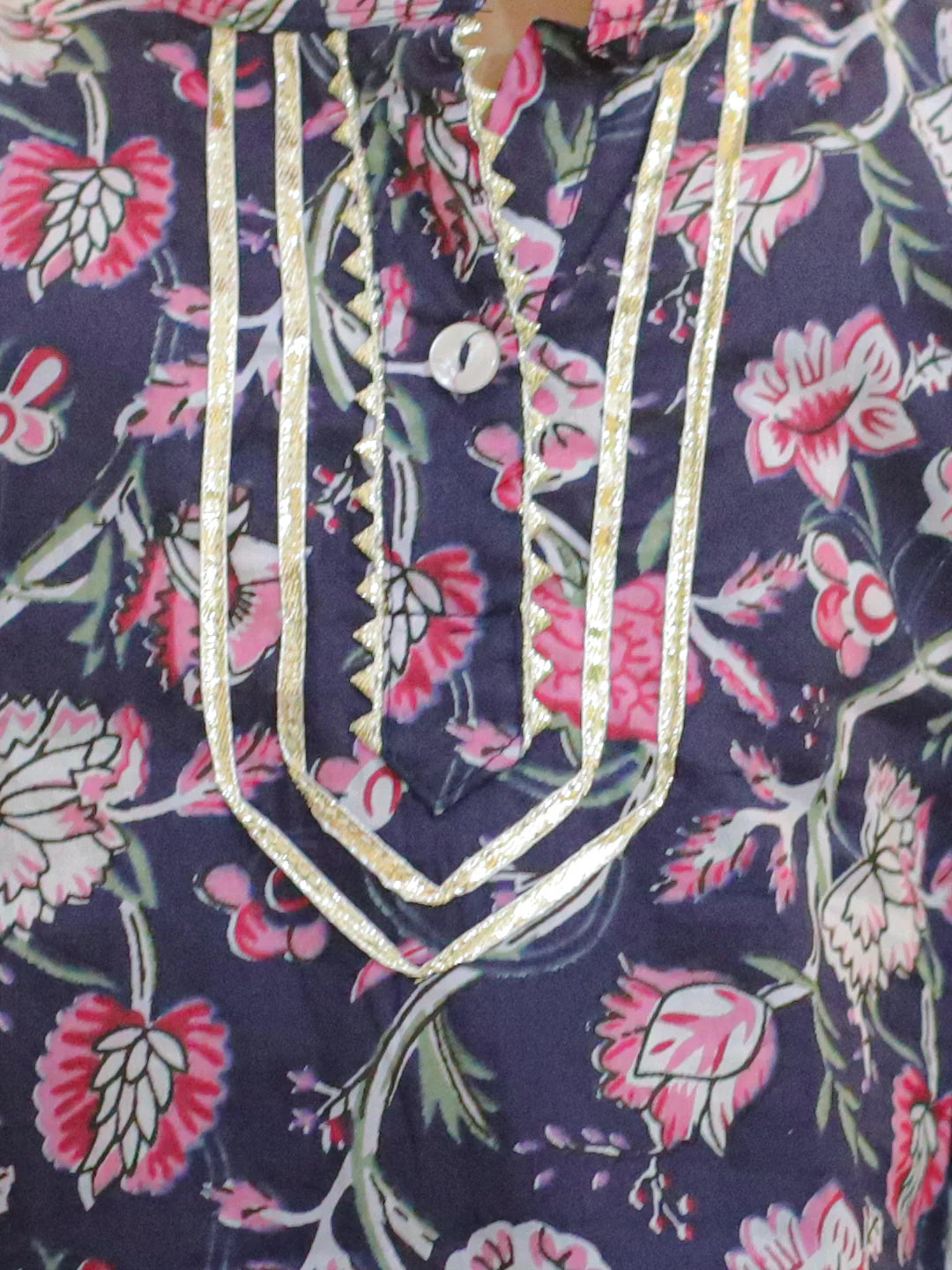 BownBee Sibling Set Pure Cotton Full Sleeve Printed Kurta with Printed Dhoti