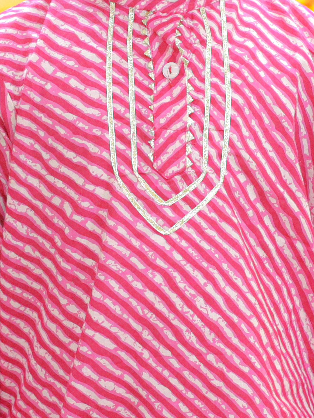 BownBee Pure Cotton Kurta Pajama & Bandana Set Combo