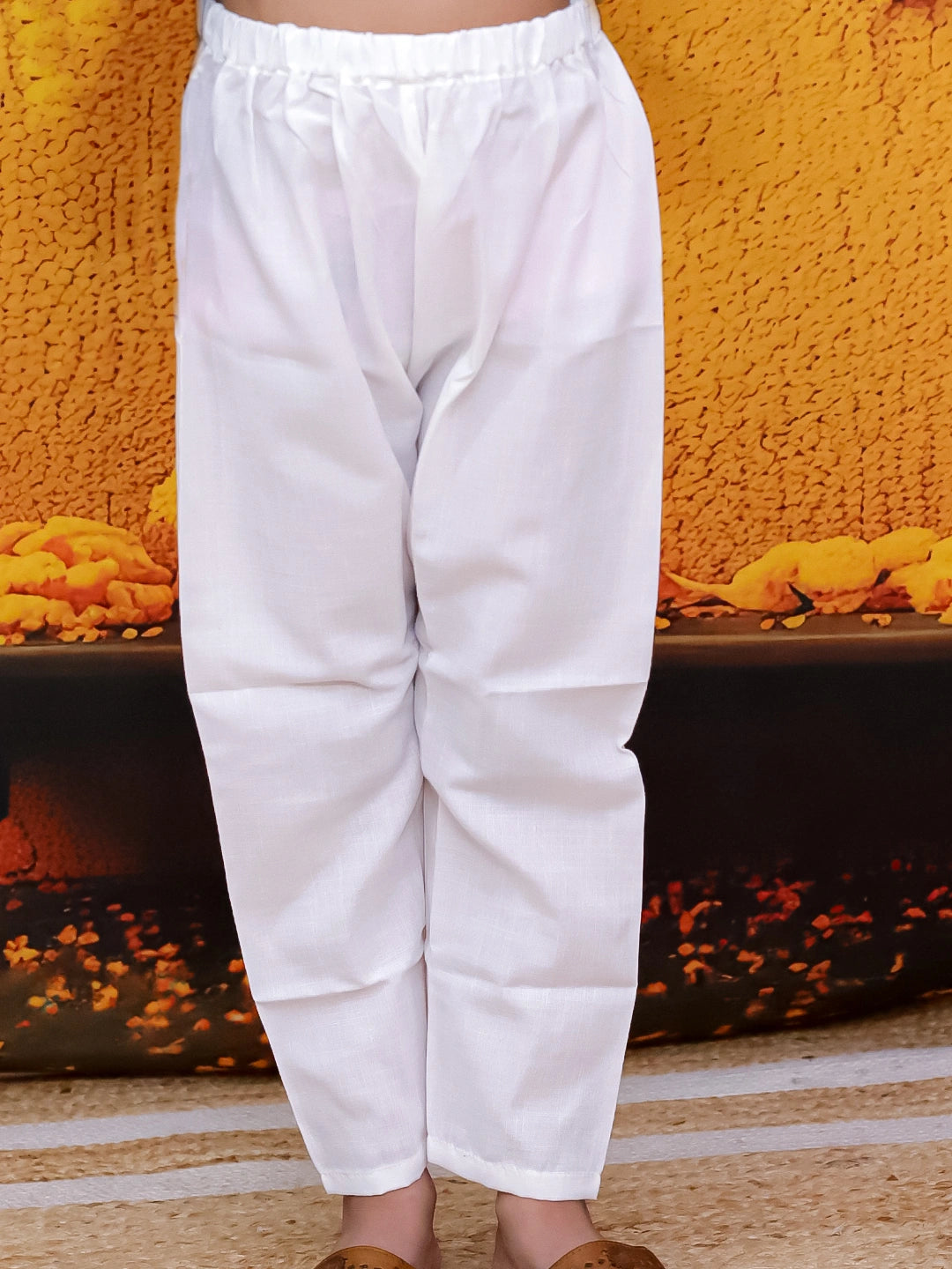 BownBee Pure Cotton Printed Jacket Kurta Pajama Set for Boys