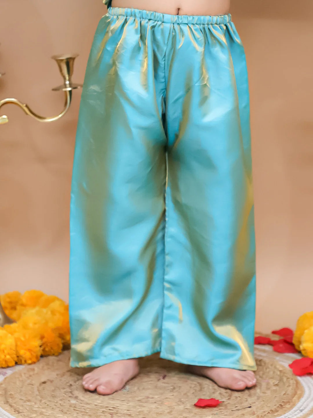BownBee Festive FullSleeves Two Toned Kurta Pajama Set For Boys