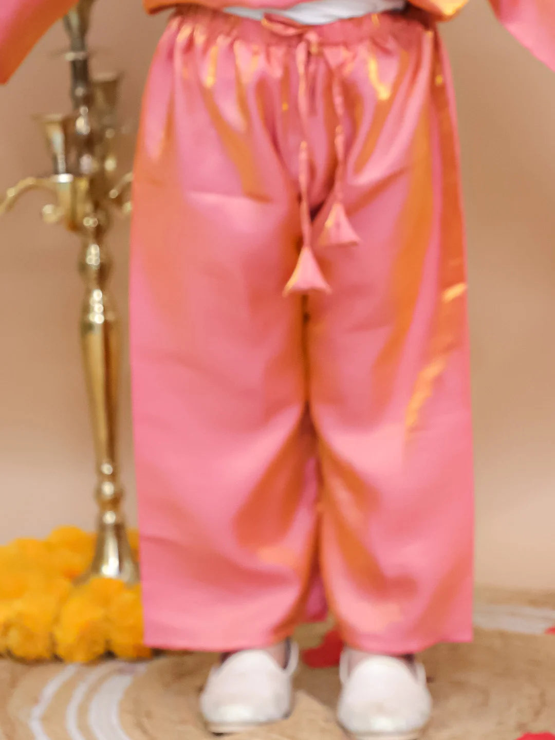 BownBee Festive FullSleeves Two Toned Kurta Pajama Set For Boys