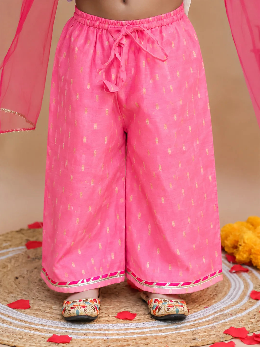 BownBee Mother And Daughter Festive Ethnic Suit Combo