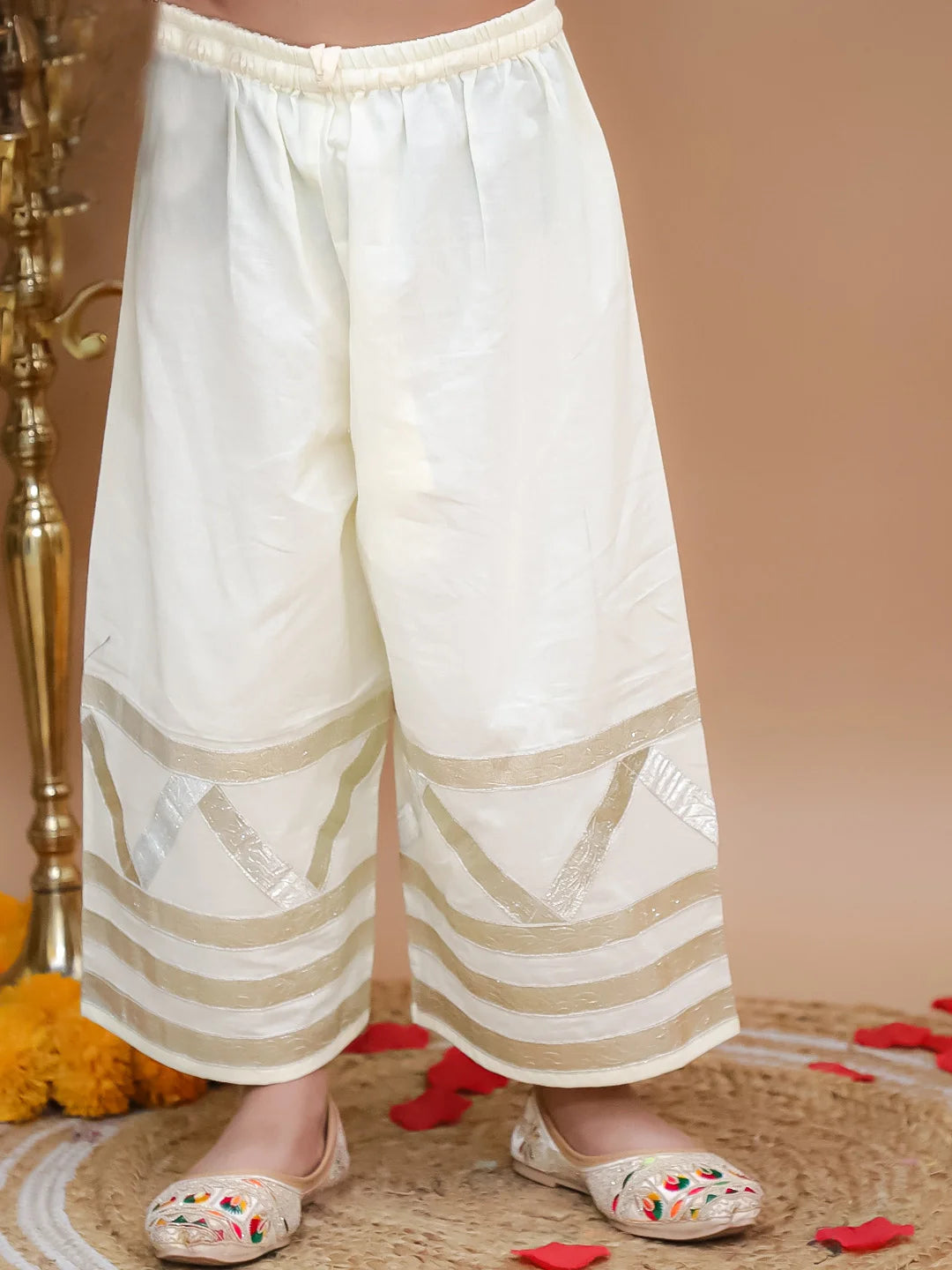 Bownbee Festive Cotton Kurta Pajama & Ethnic Suit Sibling Set