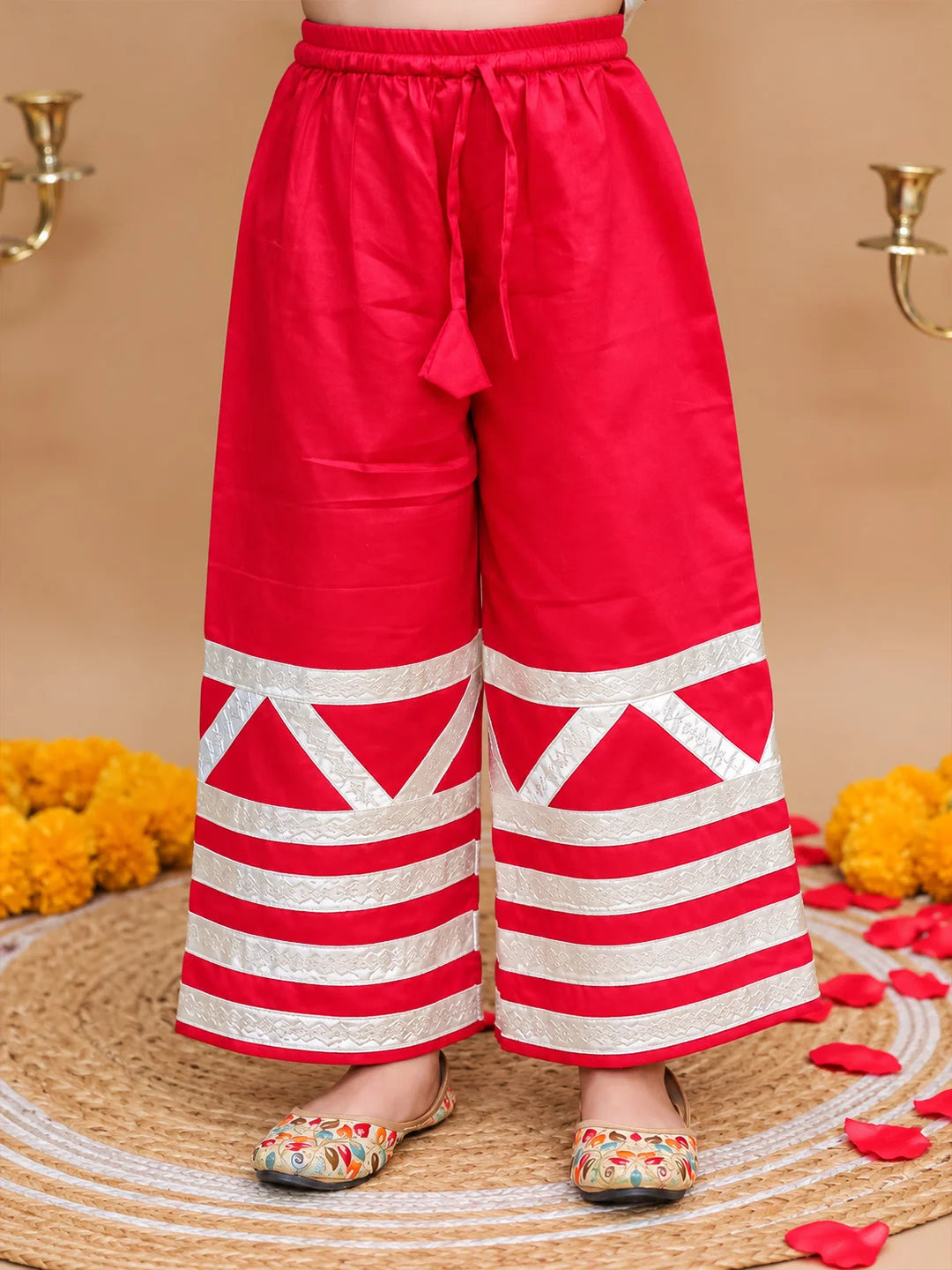 Bownbee Festive Cotton Kurta Pajama & Ethnic Suit Sibling Set