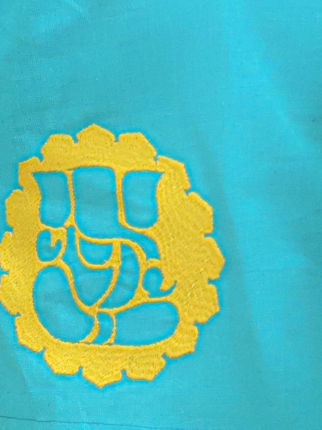 BownBee Ganesh Embroidery Cotton Dhoti Kurta for Boys