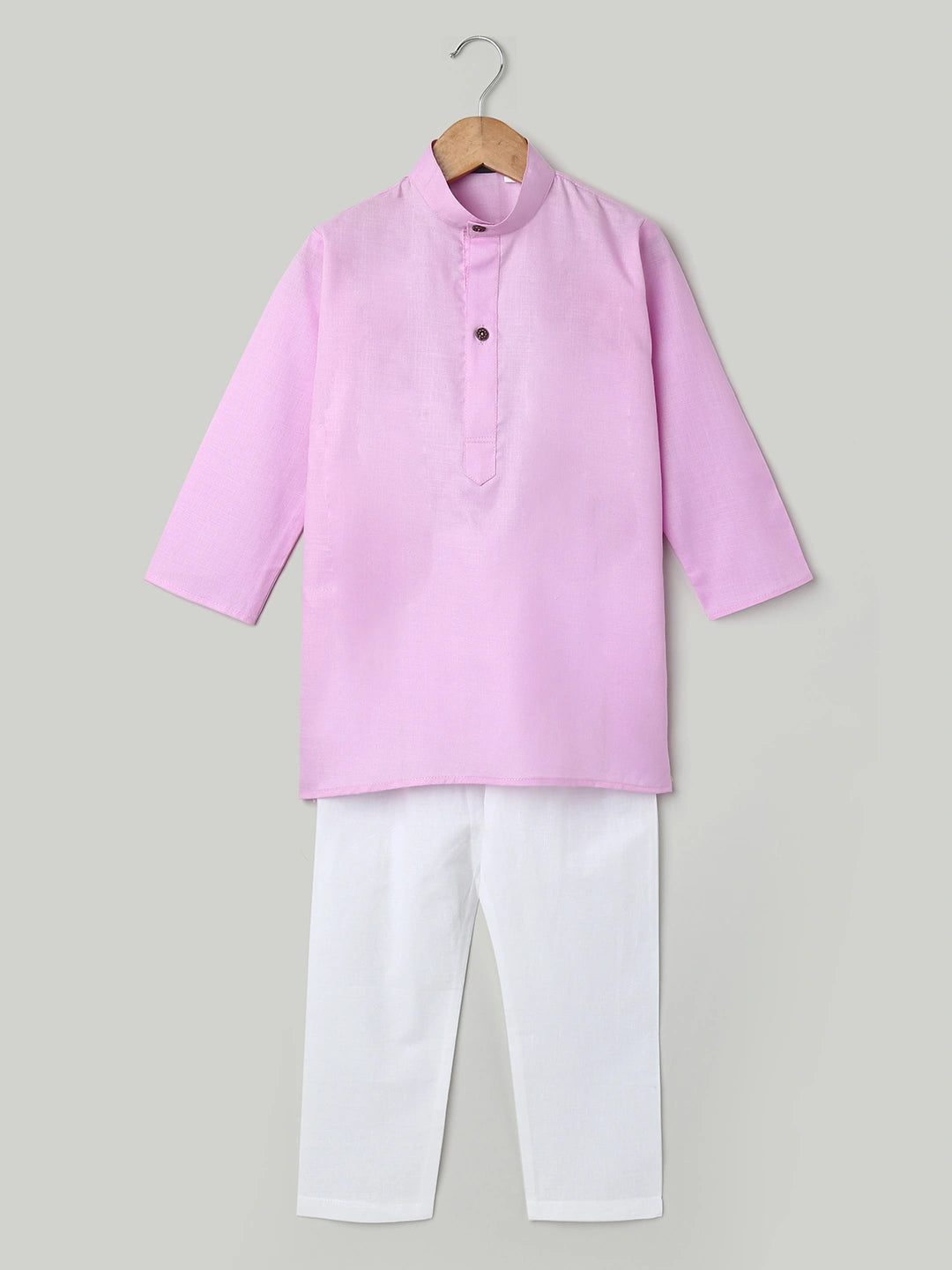 BownBee Mandarin Collar Cotton Kurta pajama Set For Boys