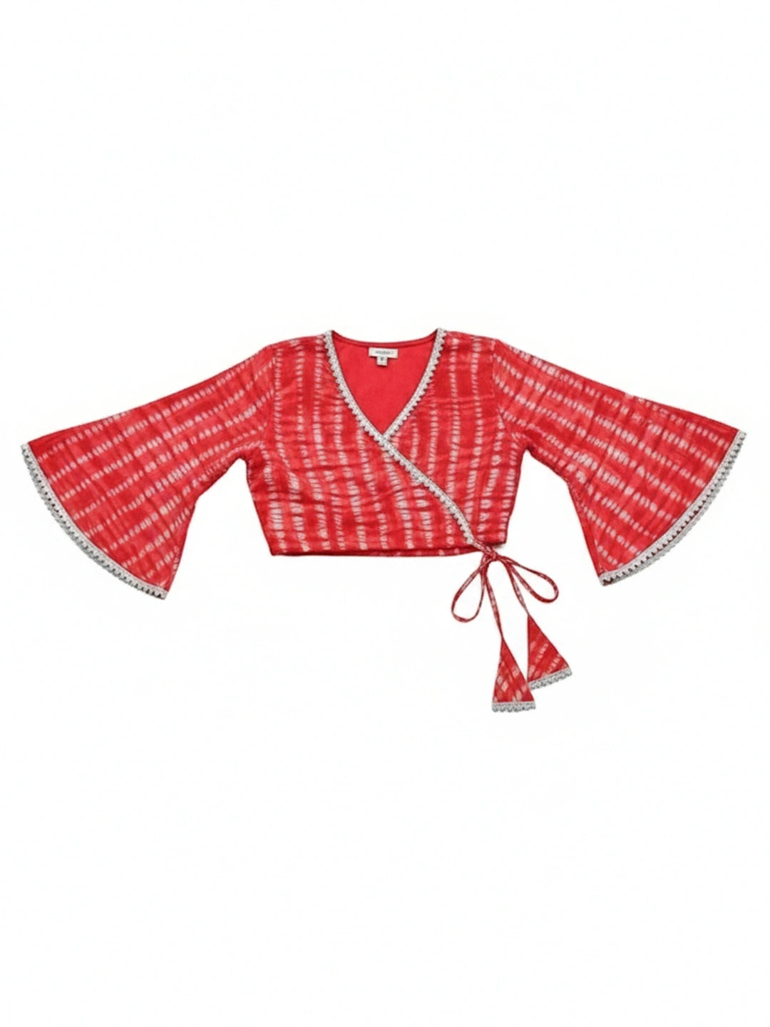BownBee Pure Cotton Quater Sleeves Tie & Dye Top With Skirt For Infant Girls