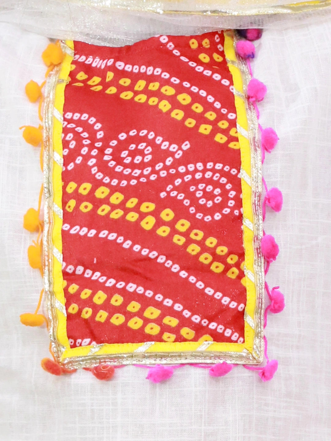 BownBee Quater Sleeves Suit Salwar With Dupatta For Girls - White