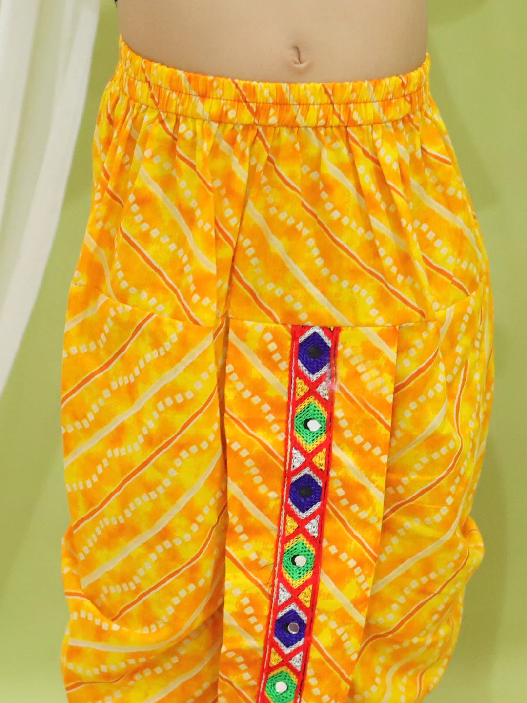 BownBee Printed Cotton Kurta with Dhoti for Boys