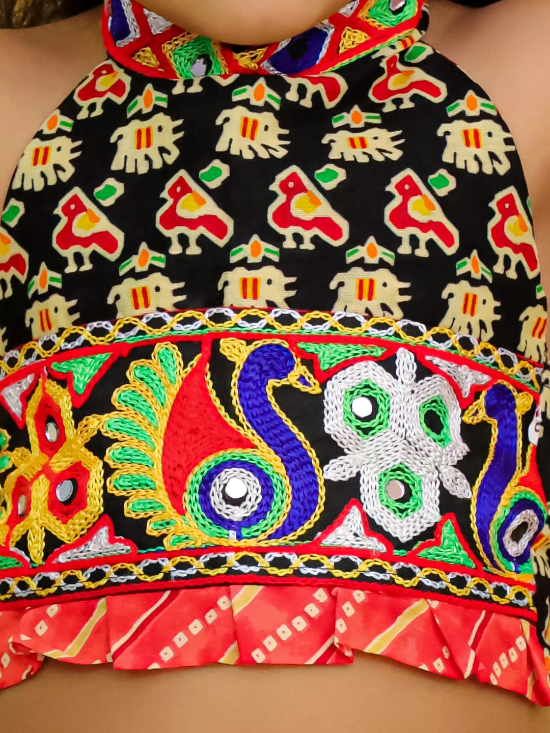 BownBee  Pure Cotton Embroidered  Indo
