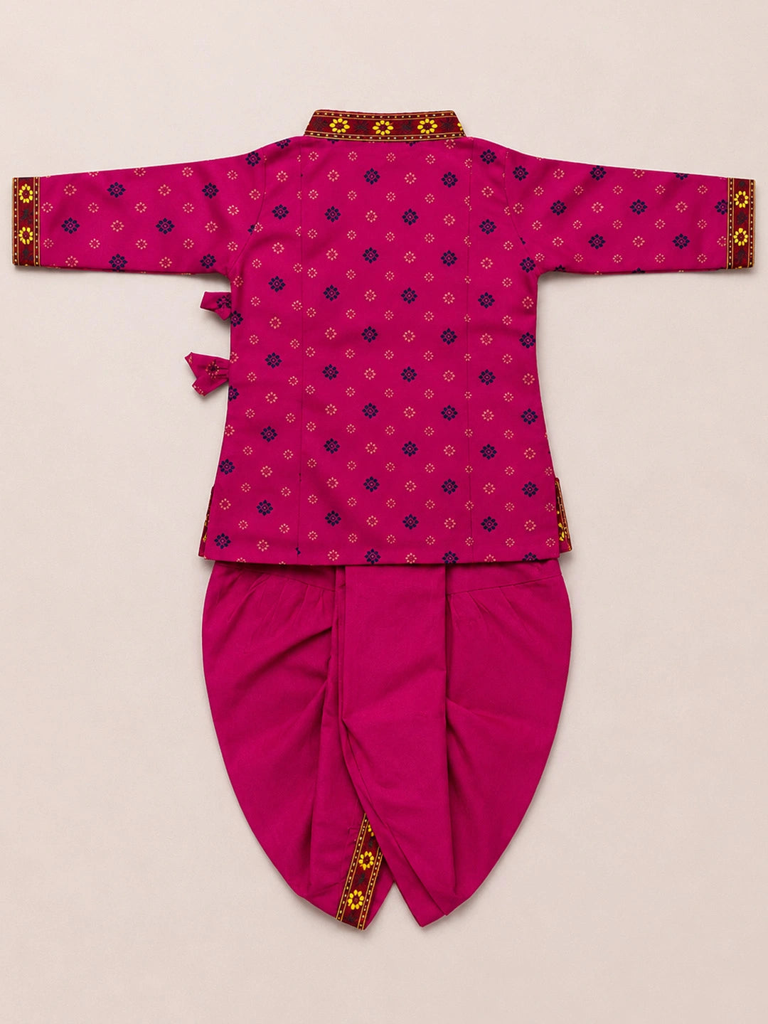 BownBee Cotton Kanhaiya Suit Dress For Baby Boy