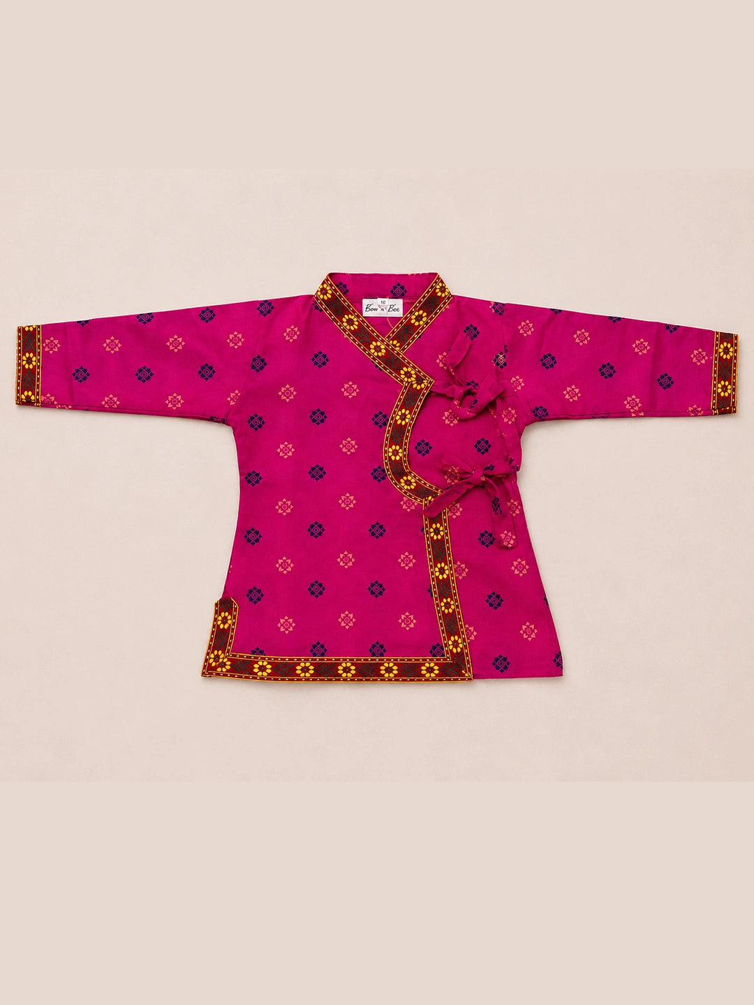 BownBee Cotton Kanhaiya Suit Dress For Baby Boy