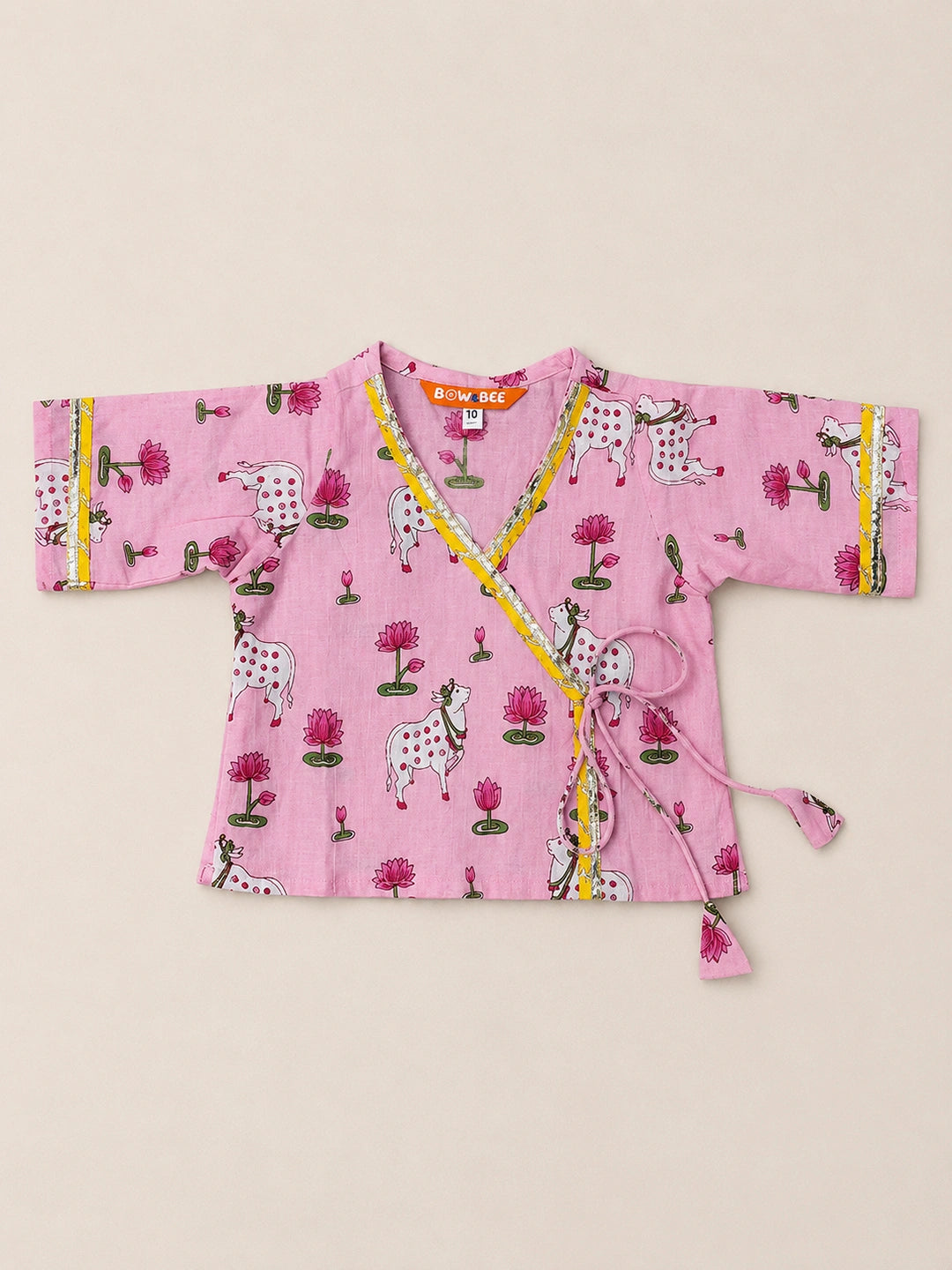 BownBee Full Sleeve Pure Cotton Dhoti Kurta Set for Infants Boys