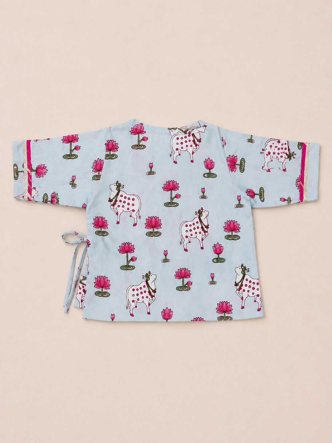 BownBee Full Sleeve Pure Cotton Dhoti Kurta Set for Infants Boys