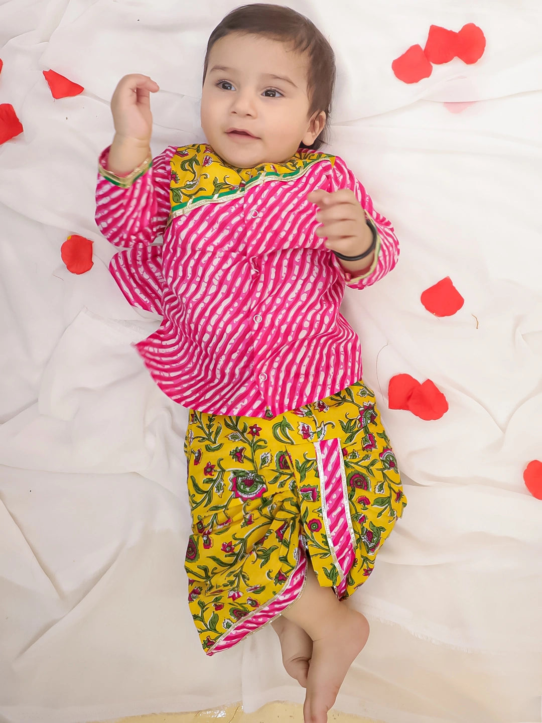 Bownbee Boys Cotton Dhoti Kurta For Infants