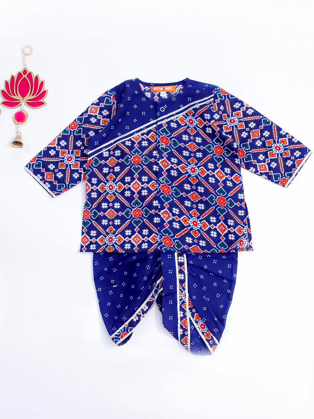Bownbee Boys Cotton Dhoti Kurta For Infants