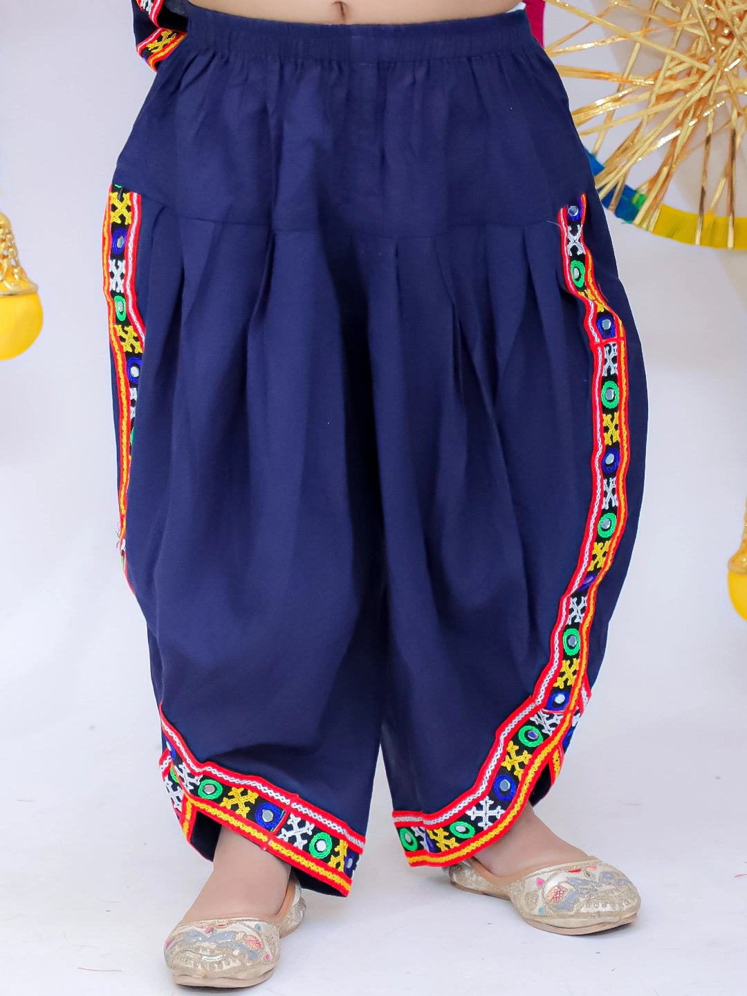 Bownbee Pure Cotton Halter Top With Dhoti Set For Girls
