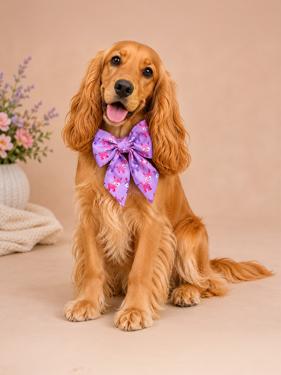BownBee Pure Cotton Jhabla Harem & Bow-Tie Collar Set Combo