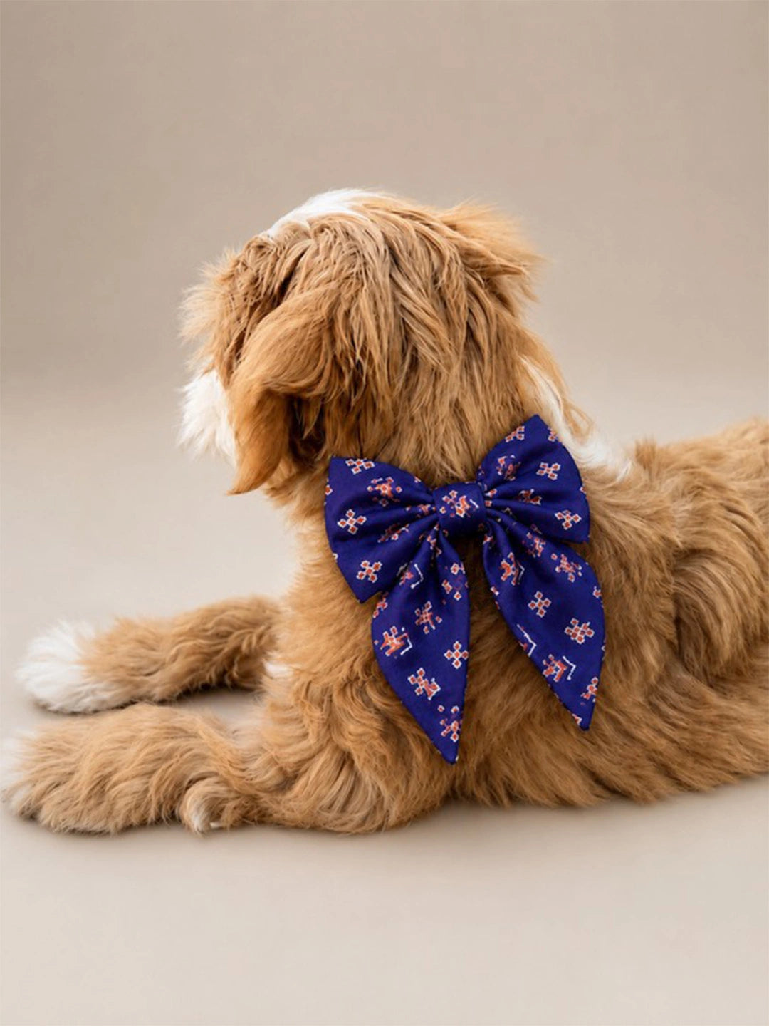 BownBee Pure Cotton Bow- Tie Collar For Pet
